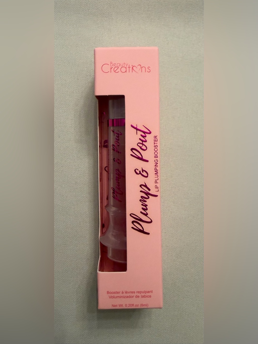 Beauty Creations Plump & Pout Lip Plumping Booster — Pink